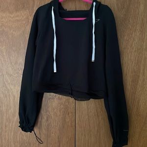 First collection Whitney Simmons gymshark crop sweatshirt